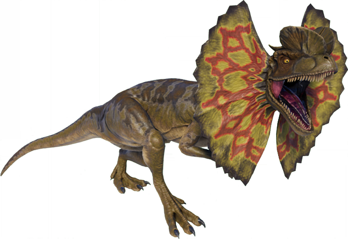 Dilophosaurus attack sale