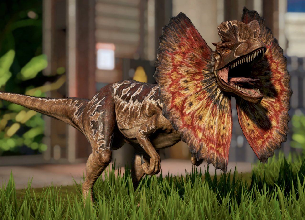 dilophosaurus jurassic park the game