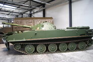 An image of an East German PT-76 light tank.
