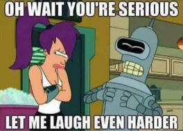 Bender laughs harder