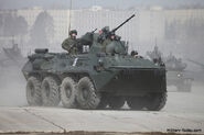 A BTR-82 in a Russian parade.