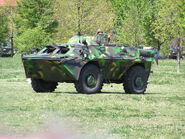 An image of a TABC-79 APC. Note the weaponry in the turret.