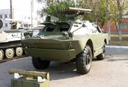 The front of a BRDM-2 ATGM.