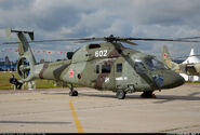 The same helicopter, photographed from the opposite side.