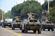 Moldovan BRDM-2 ATGMs in a parade.