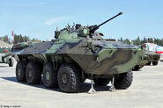 Another image of the front of a BTR-90 APC.