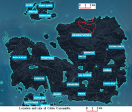 Striate map with Cacomistle