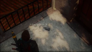 Un enregistrement sur un balcon d'un immeuble civil.