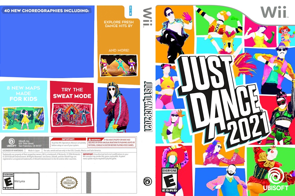 Dance Wii Video Game Comes Complete With Game, Case and Manual