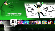 Beep Beep I’m A Sheep en el menú de Just Dance 2018