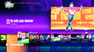 Je Sais Pas Danser En El Menu De Just Dance 2017