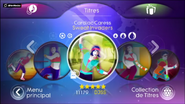 Cardiac Caress en el menú de Just Dance 3