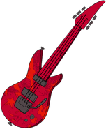 Just Dance 2020 sticker of the guitar from the setting