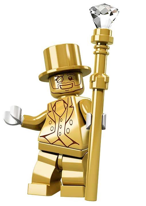 mr gold lego