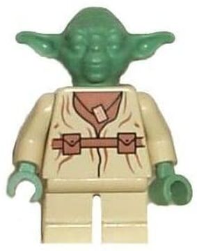 Lego Star Wars: Master Yoda Minifigure With Green Lightsaber :  Toys & Games