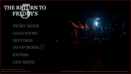 The title screen for TRTF5 when it was being developed in Unreal Engine 4.