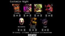 Five Nights at Freddy's 3: Custom Night (Night 7) 