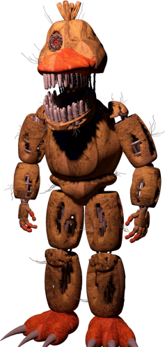 Here's my rendition of Nightmare Withered Chica and if you've seen