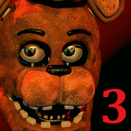 Freddy Fazbear in the original icon for the game prior to it's final rebranding.