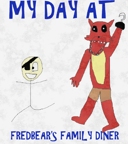 Fixed Withered Foxy Jump scare (Fred bear's Family Diner)