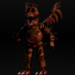 Withered Chica, Abandoned, cannibalized, left to rot ali…