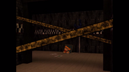 The Office Entrance covered with barricade tape all over it, as seen in the first trailer of TRTF5.