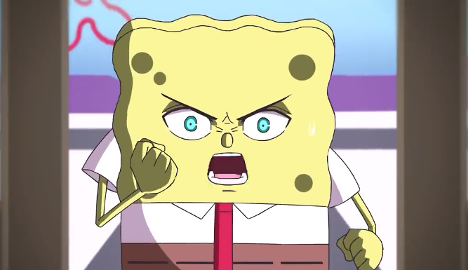 The SpongeBob SquarePants Anime  bubble bass arc   video Dailymotion