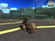 The AVIA airport tug, at the airport.