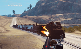 JC3 Burning locomotive glitch