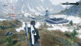 Espejo del Apu (base and lake)