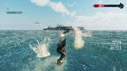 Other agents and Miller's hovercraft missiles are trying to stop Rico.
