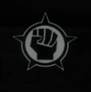 The Black Hand's primary logo.