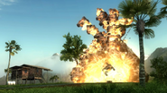 JC2 beta (hut and explosion)
