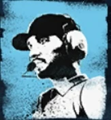 Pierce's CommLink picture, as can be seen in Welcome Home.