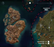 Map of Isla Santuario.png (1.75 MB) Map of the island, along with some of the nearby coastline for reference. The marked spot is the trigger for The Solino Underground.