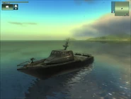 Front view of a Pequod - Harpoon PC 350.