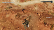 There are many land mines scattered around the base/factory.