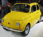 The Fiat 500, the car it is based on.