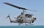 The Bell UH-1 SuperCobra, one of the helicopters it resembles.