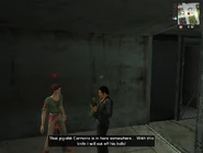 Esperanza Caramicas in her cell, during the mission Dismissed Without Honors. She is noticeably angry, as she is set on castrating Carmona with a knife.