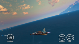 JC3 strange lights at sea north-west of Insula Striate