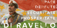Di Ravello propaganda poster.png (1.14 MB) One of the earliest promotional his propaganda billboards pictures for the game.