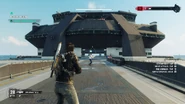 The boss fight begins. If Rico dies during the fight, you can respawn here.