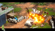 Just Cause Mobile prologue mission- truck explosion