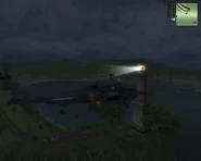 The port can be seen in the distance, behind the Lighthouse.