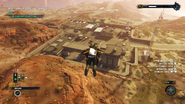 Another view of the entrance area seen during the mission Tanques Heist.
