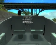 Boat controls.