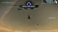 Notification that shows up when you destroy a Surveillance Airship.