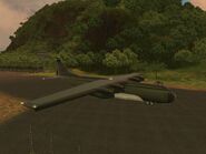Alexander AX-14, the biggest aircraft in the game, and above it is the Whiptail Gyrocopter, the smallest aircraft.