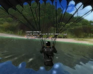 Combat controls. This tip is seen once Rico arrives at the beach during Devil's Drop Zone.